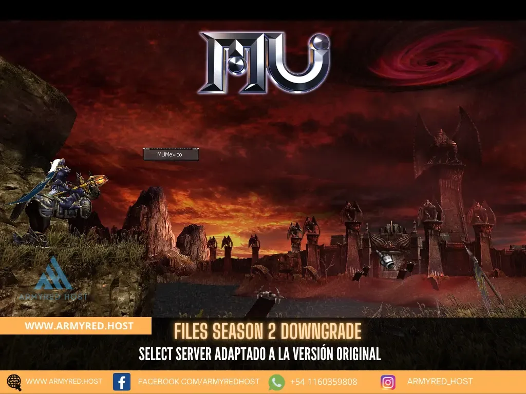 Files Season 2 Downgrade: Select Server adaptado à versão original