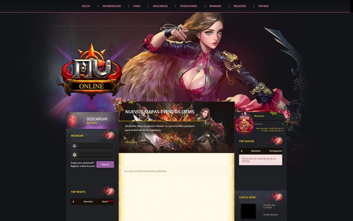 Template 5: Design elegante e sofisticado com uma personagem feminina em destaque